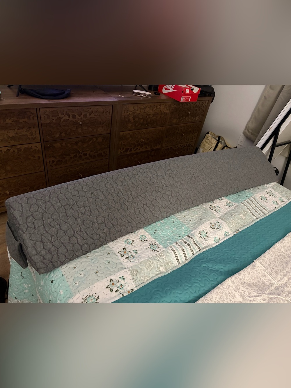 Queen Size Wedge Headboard pillow- Home Bedding